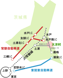 茨城県地図